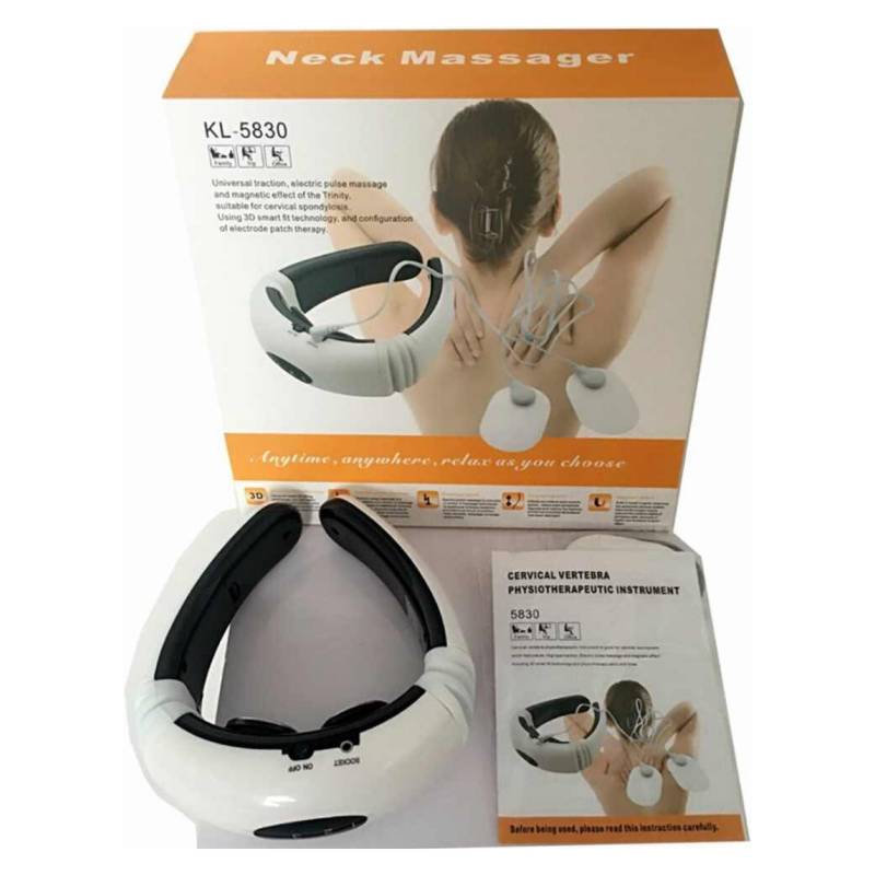 Mack ™ Masajeador De Cuello y Cervical (+ 2 Electrodos)