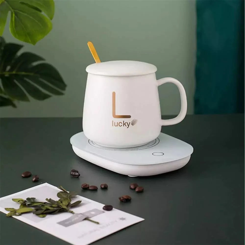 Chor ™ Set Taza con Portavaso Calentador Eléctrico Inteligente